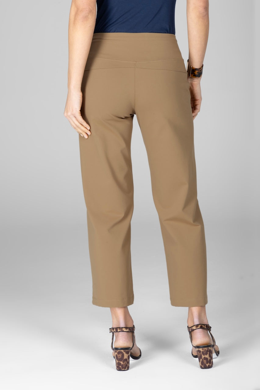 TRAVELER ANKLE PANT: BRITISH KHAKI